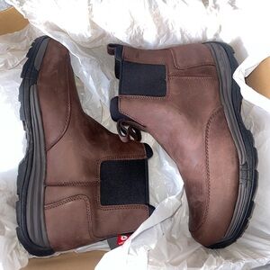 Traverse Trail Boot Leather Pull On Waterproof Insulated Men's